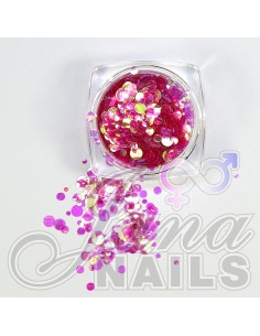 Aurora Mix Dots Dark Pink